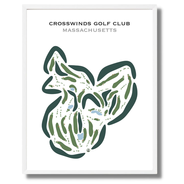 Crosswinds Golf Club, Massachusetts - Printed Golf Courses