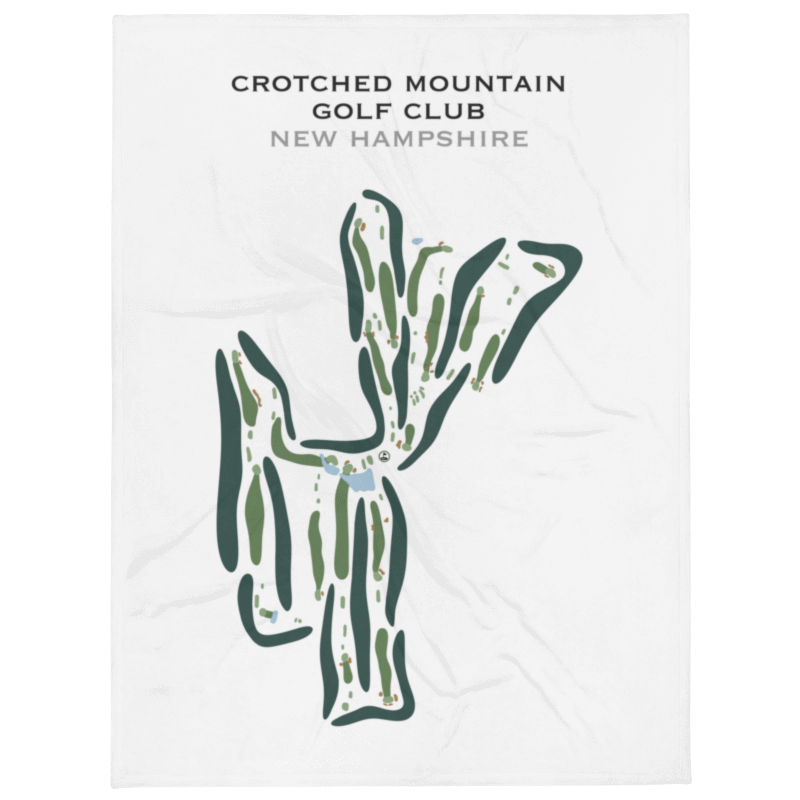 Crotched Mountain Golf Club, New Hampshire - Printed Golf Course