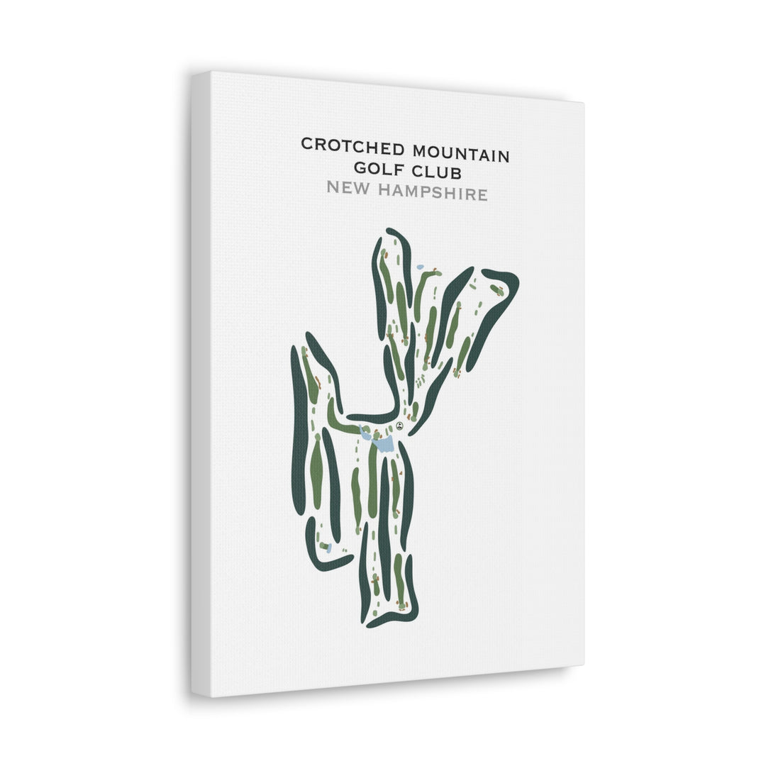 Crotched Mountain Golf Club, New Hampshire - Printed Golf Course