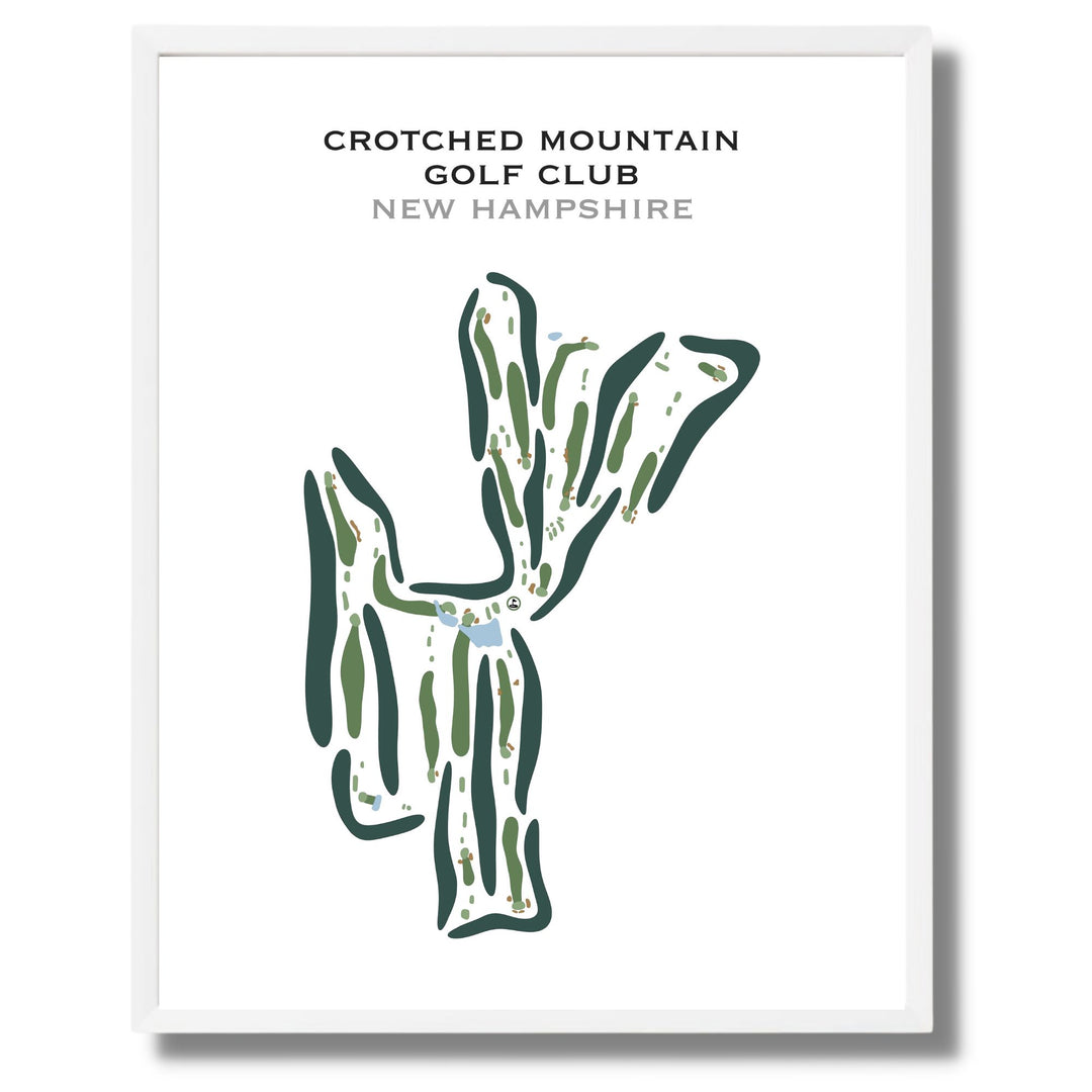 Crotched Mountain Golf Club, New Hampshire - Printed Golf Course