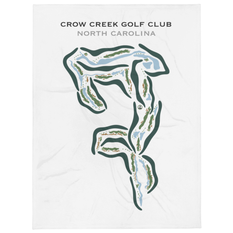 Crow Creek Golf Club, North Carolina - Printed Golf Courses