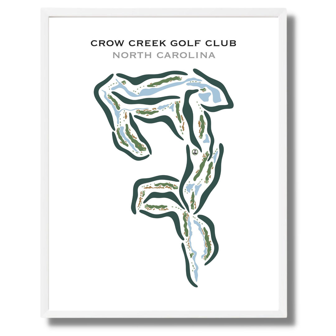 Crow Creek Golf Club, North Carolina - Printed Golf Courses