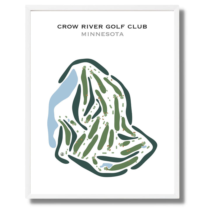 Crow River Golf Club, Minnesota - Printed Golf Courses