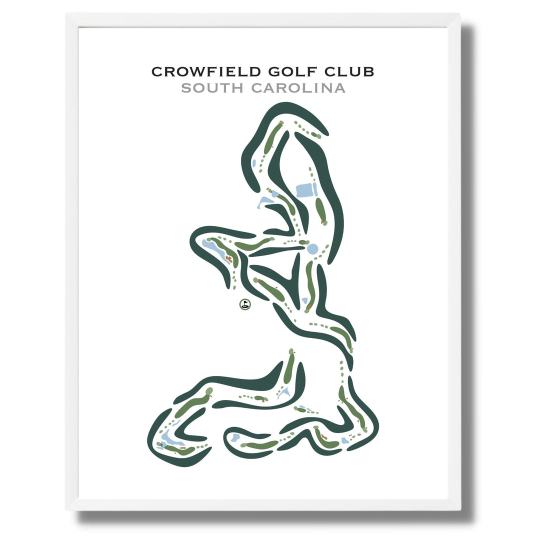 Crowfield Golf Club, South Carolina - Printed Golf Courses