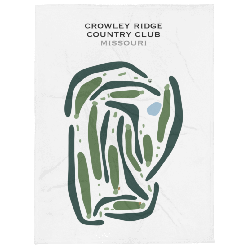 Crowley Ridge Country Club, Missouri - Printed Golf Courses