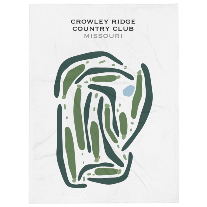 Crowley Ridge Country Club, Missouri - Printed Golf Courses