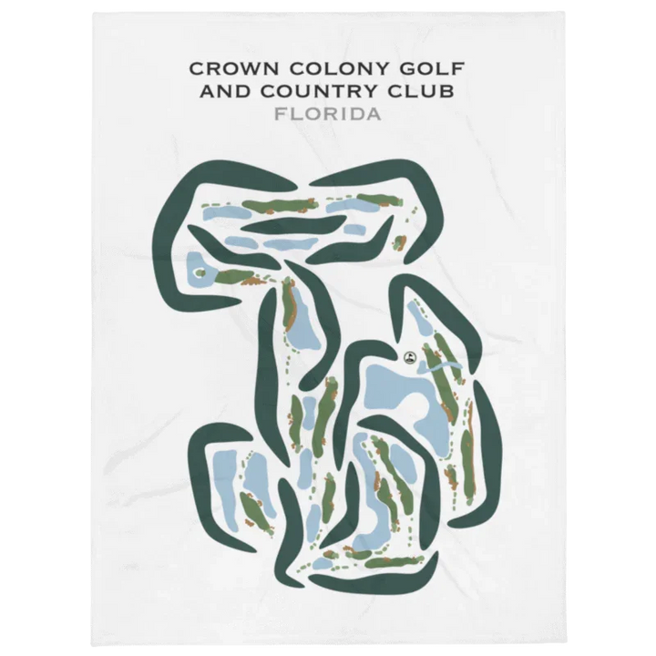 Crown Colony Golf and Country Club, Florida - Printed Golf Courses