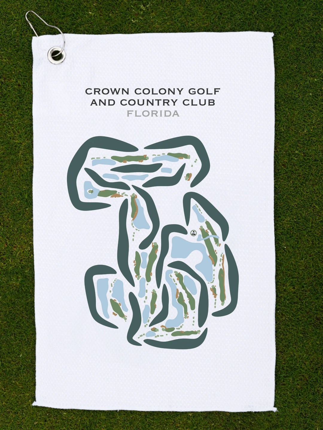 Crown Colony Golf and Country Club, Florida - Printed Golf Courses