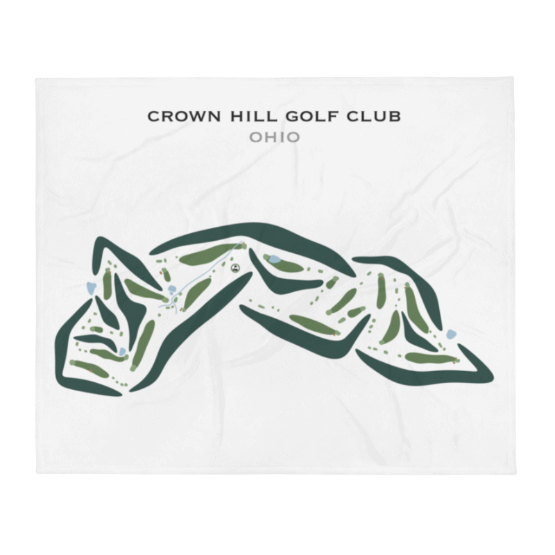 Crown Hill Golf Club, Ohio - Printed Golf Courses