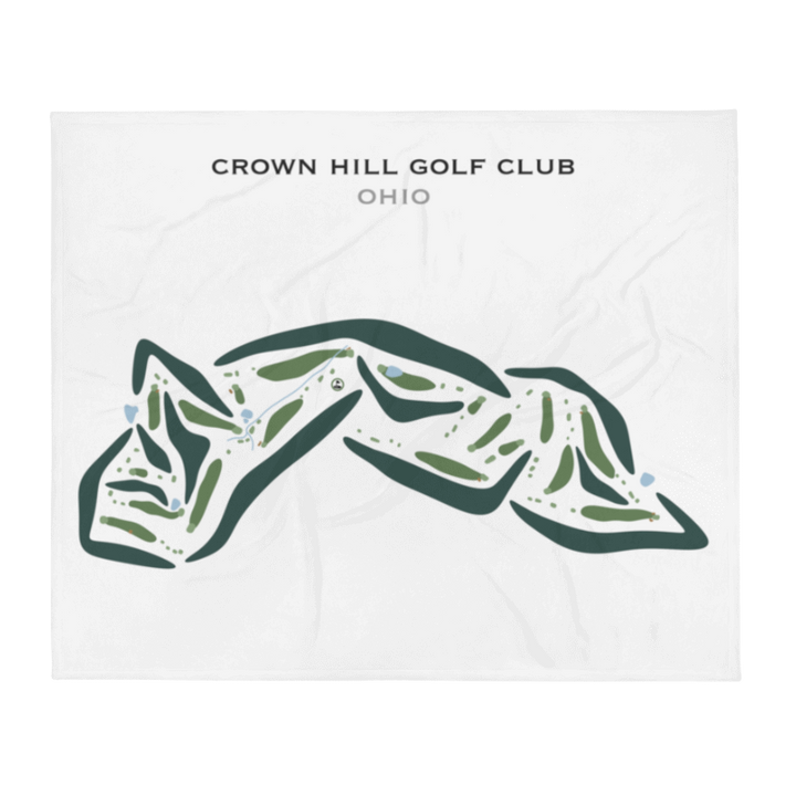 Crown Hill Golf Club, Ohio - Printed Golf Courses