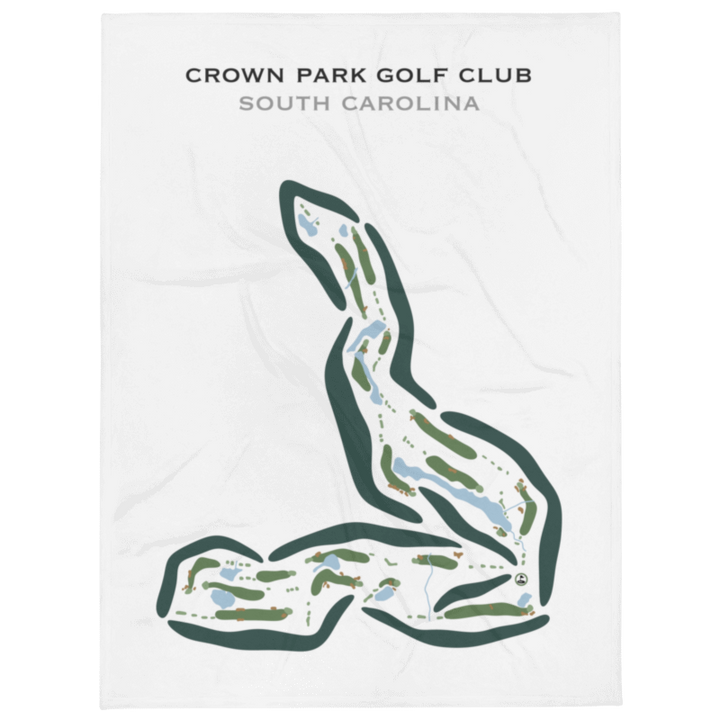 Crown Park Golf Club, South Carolina - Printed Golf Courses