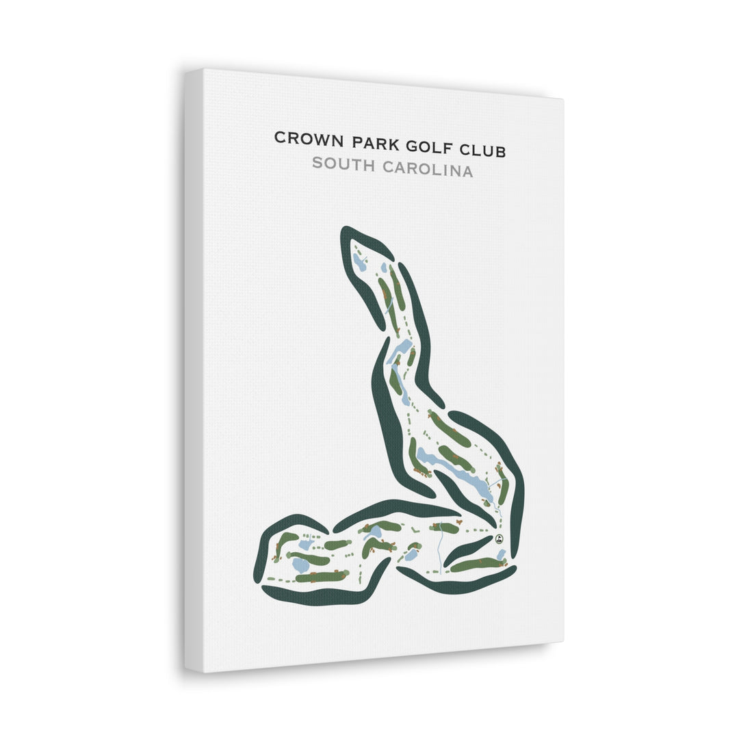 Crown Park Golf Club, South Carolina - Printed Golf Courses