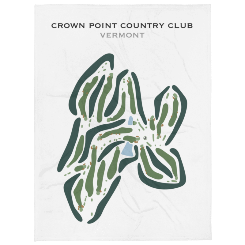 Crown Point Country Club, Vermont - Printed Golf Courses