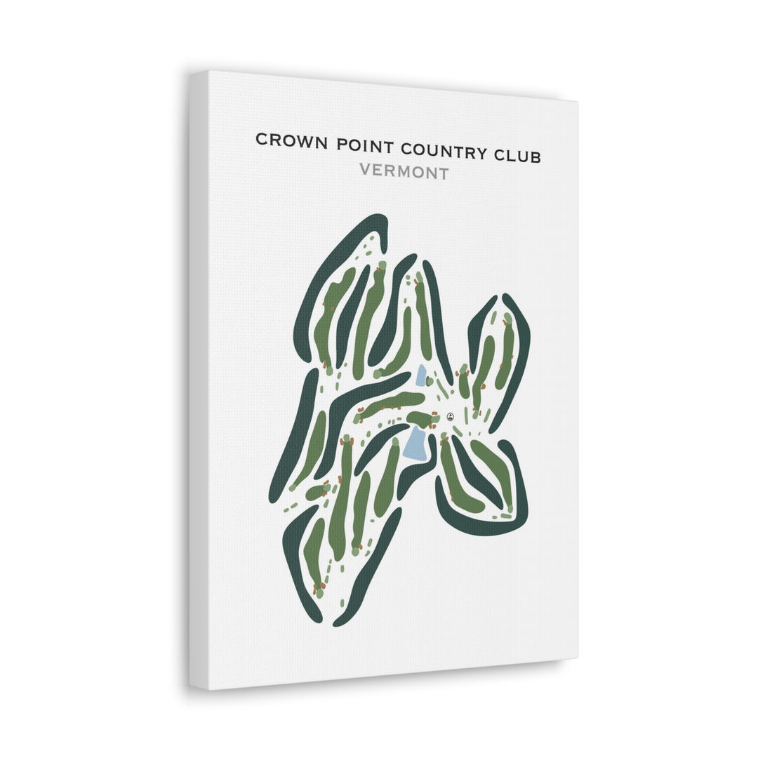 Crown Point Country Club, Vermont - Printed Golf Courses