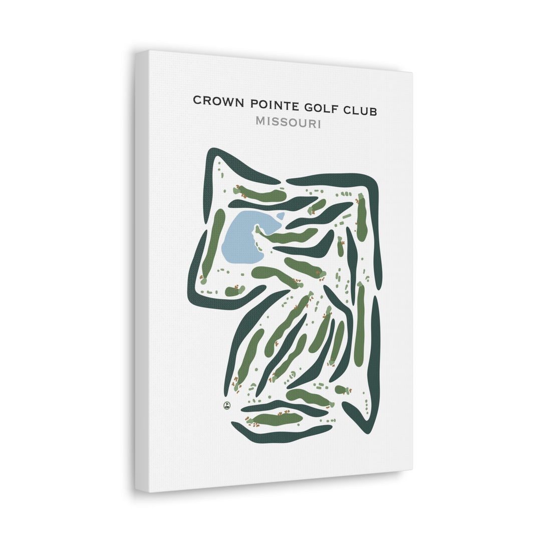 Crown Pointe Golf Club, Missouri - Printed Golf Courses