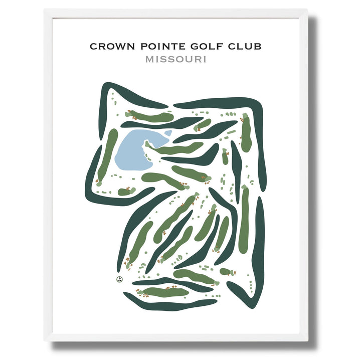 Crown Pointe Golf Club, Missouri - Printed Golf Courses