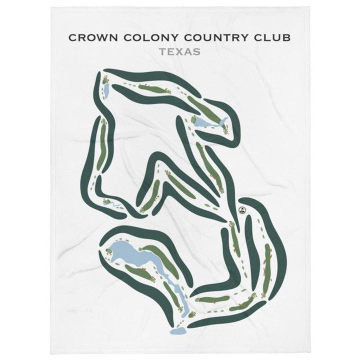 Crown Colony Country Club, Texas - Printed Golf Courses - Golf Course Prints