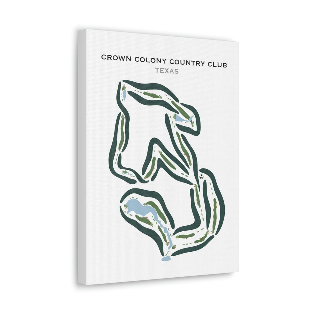 Crown Colony Country Club, Texas - Printed Golf Courses - Golf Course Prints