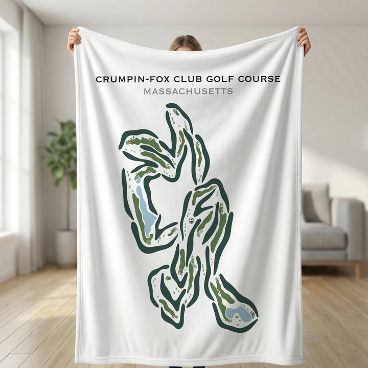 Crumpin-Fox Club Golf Course, Massachusetts - Printed Golf Courses