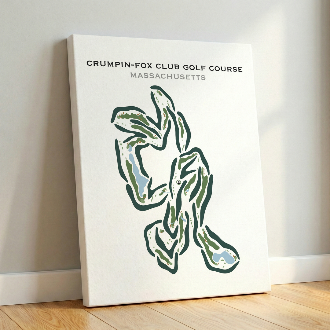 Crumpin-Fox Club Golf Course, Massachusetts - Printed Golf Courses