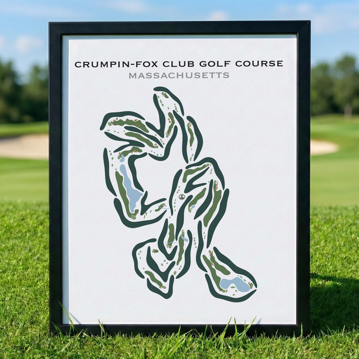 Crumpin-Fox Club Golf Course, Massachusetts - Printed Golf Courses