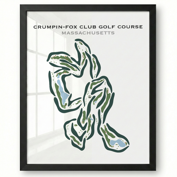 Crumpin-Fox Club Golf Course, Massachusetts - Printed Golf Courses