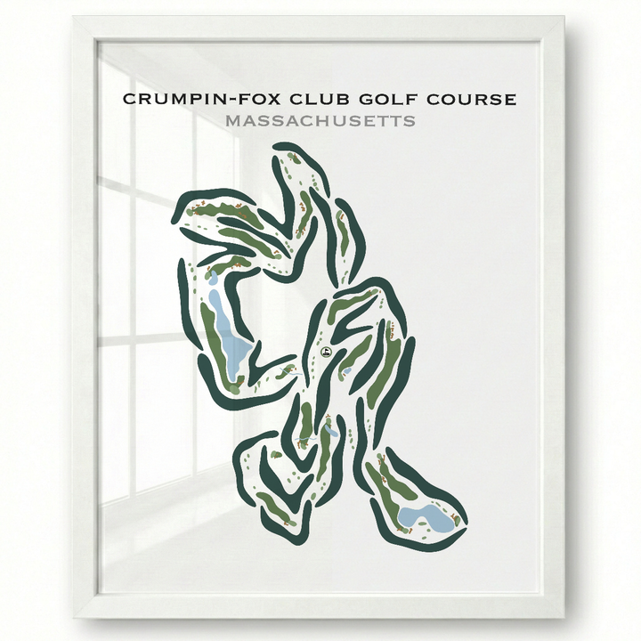Crumpin-Fox Club Golf Course, Massachusetts - Printed Golf Courses