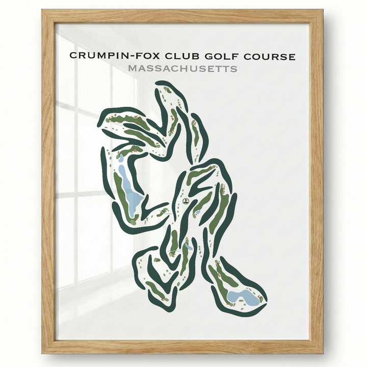 Crumpin-Fox Club Golf Course, Massachusetts - Printed Golf Courses