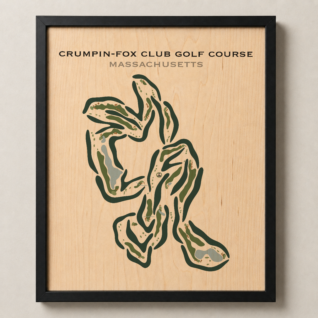 Crumpin-Fox Club Golf Course, Massachusetts - Printed Golf Courses