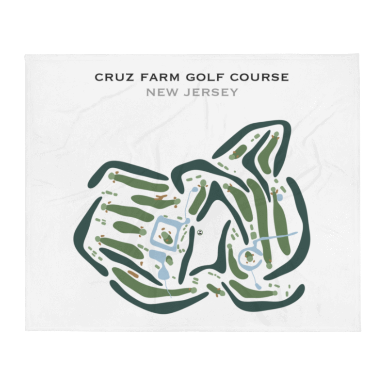 Cruz Farm Golf Course, New Jersey - Printed Golf Courses