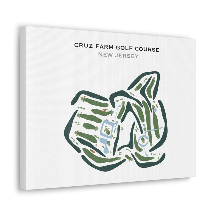 Cruz Farm Golf Course, New Jersey - Printed Golf Courses