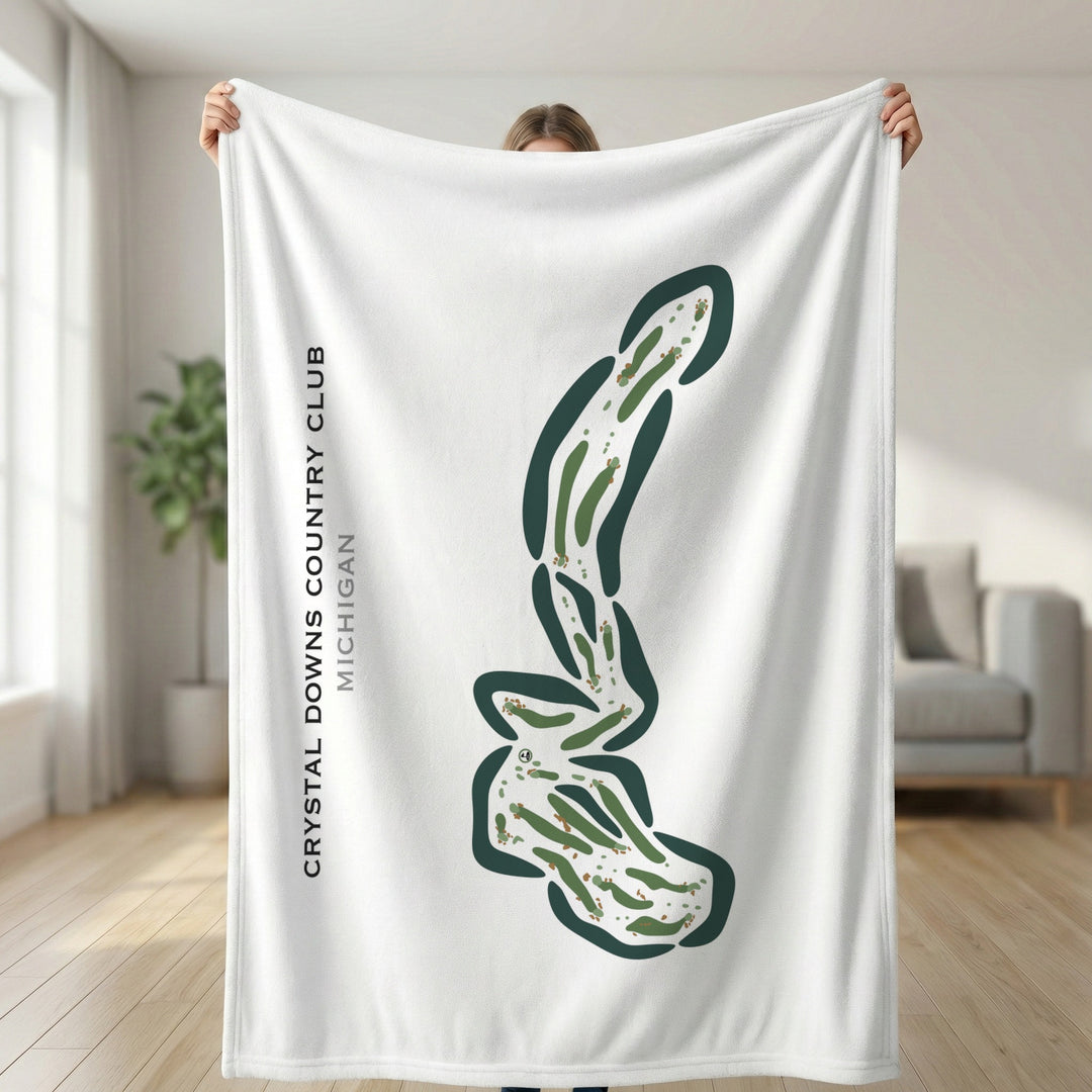 Crystal Downs Country Club, Michigan - Printed Golf Course