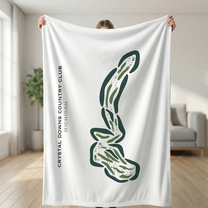 Crystal Downs Country Club, Michigan - Printed Golf Course