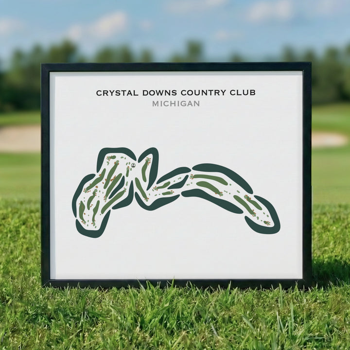 Crystal Downs Country Club, Michigan - Printed Golf Course