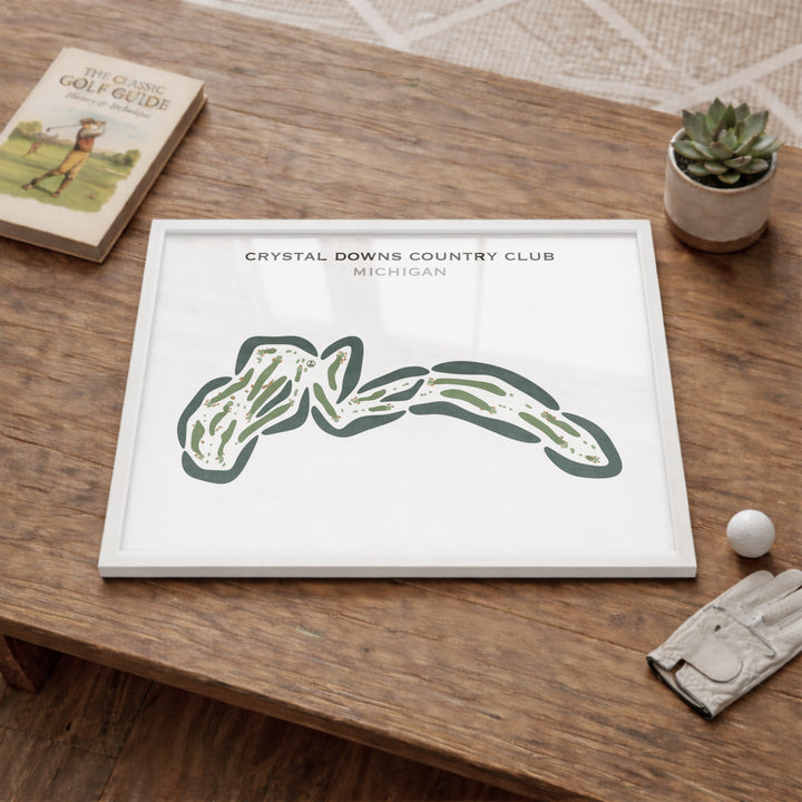 Crystal Downs Country Club, Michigan - Printed Golf Course