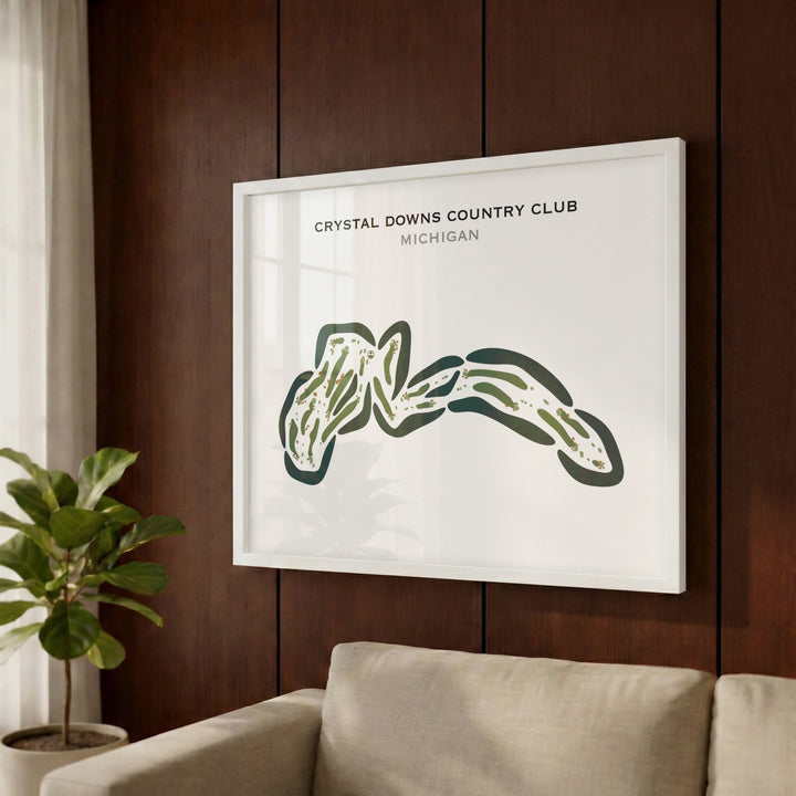 Crystal Downs Country Club, Michigan - Printed Golf Course