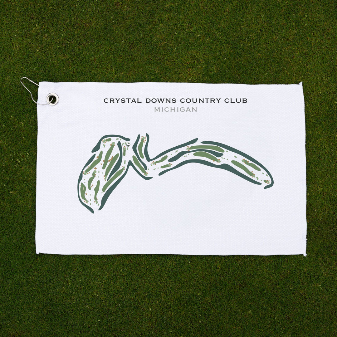 Crystal Downs Country Club, Michigan - Printed Golf Course