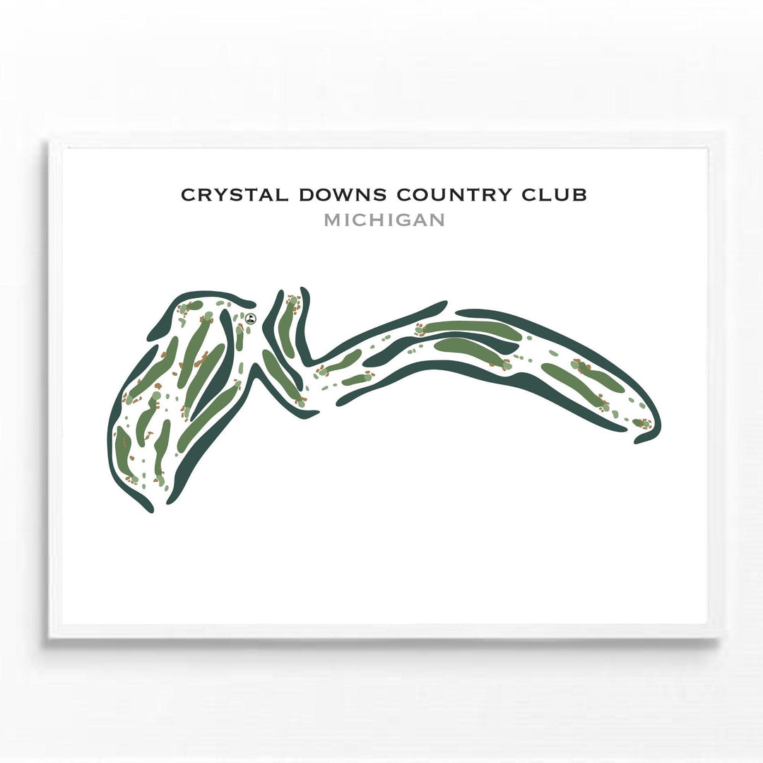 Crystal Downs Country Club, Michigan - Golf Course Prints