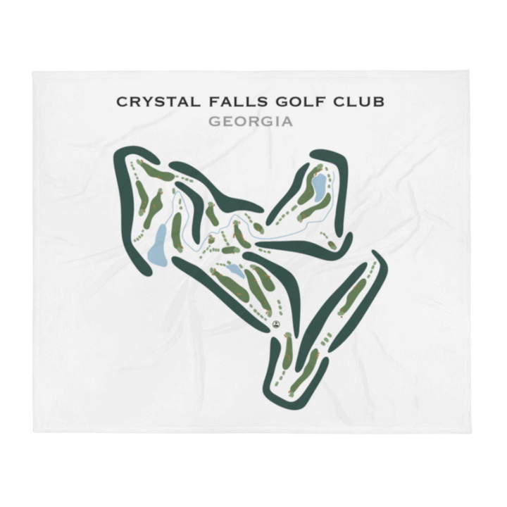 Crystal Falls Golf Club, Georgia - Printed Golf Courses