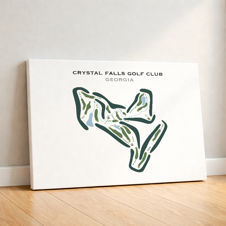 Crystal Falls Golf Club, Georgia - Printed Golf Courses