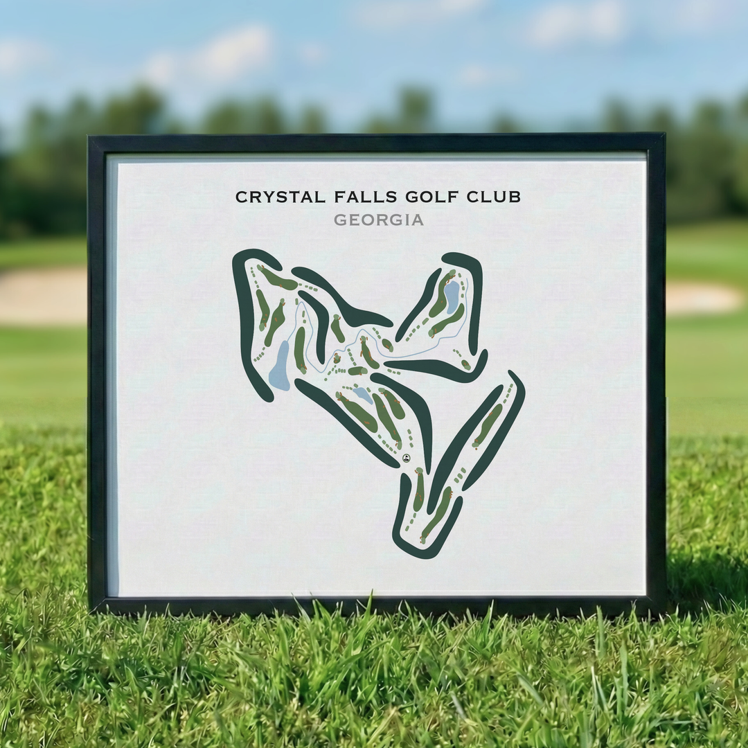 Crystal Falls Golf Club, Georgia - Printed Golf Courses