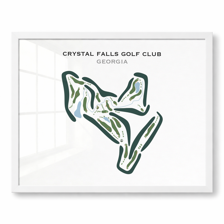 Crystal Falls Golf Club, Georgia - Printed Golf Courses