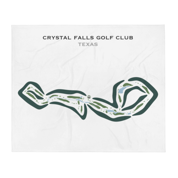 Crystal Falls Golf Club, Texas - Printed Golf Courses