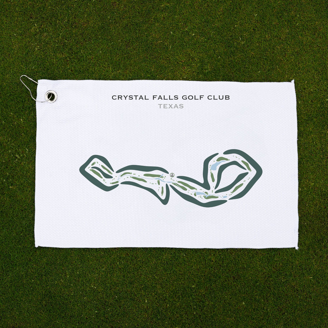 Crystal Falls Golf Club, Texas - Printed Golf Courses