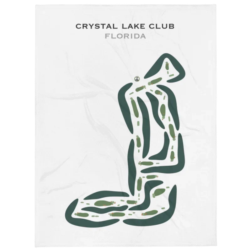 Crystal Lake Club, Florida - Printed Golf Courses
