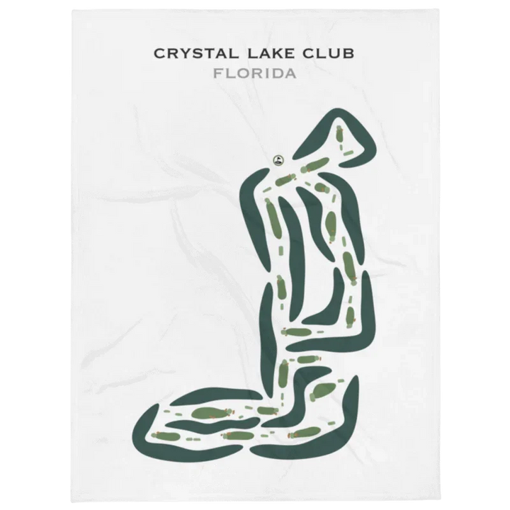 Crystal Lake Club, Florida - Printed Golf Courses