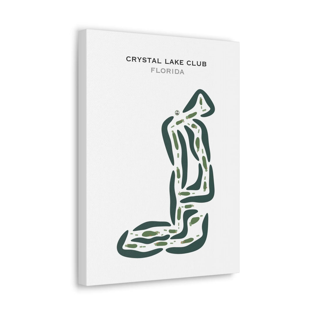 Crystal Lake Club, Florida - Printed Golf Courses