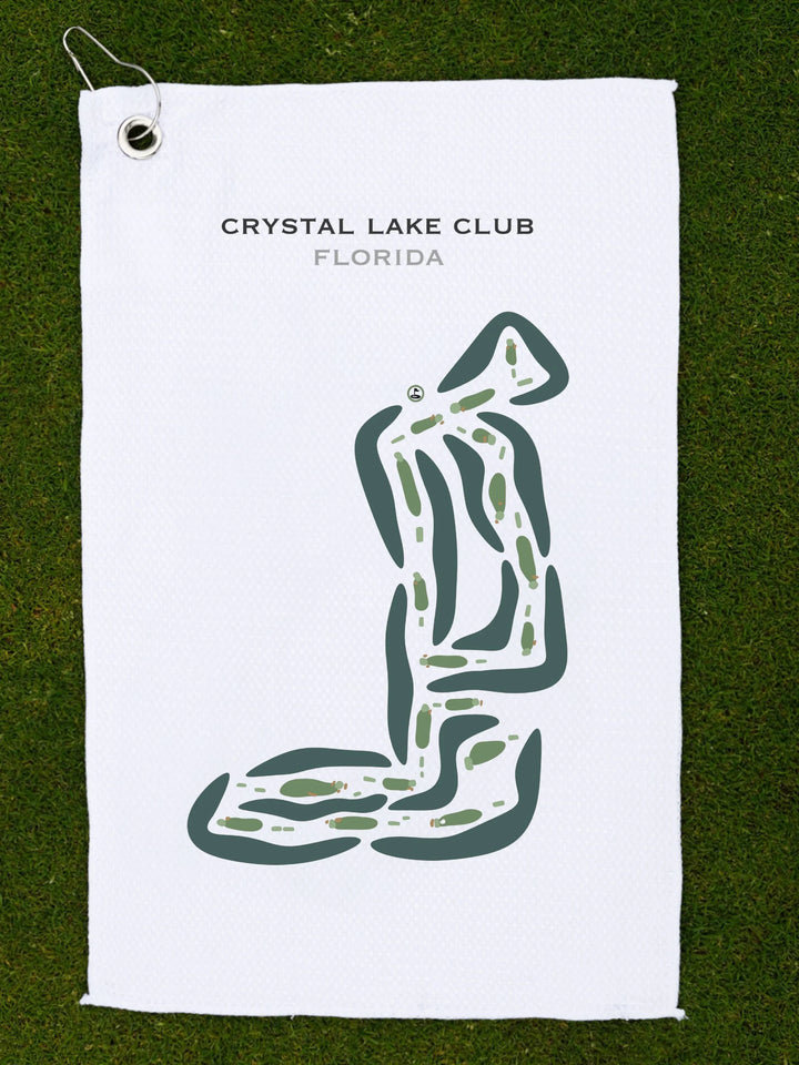 Crystal Lake Club, Florida - Printed Golf Courses