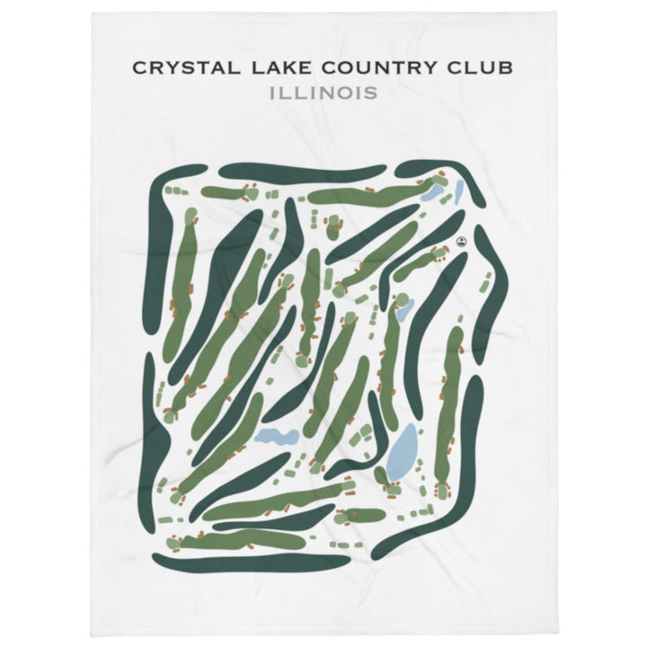 Crystal Lake Country Club, Illinois - Printed Golf Course