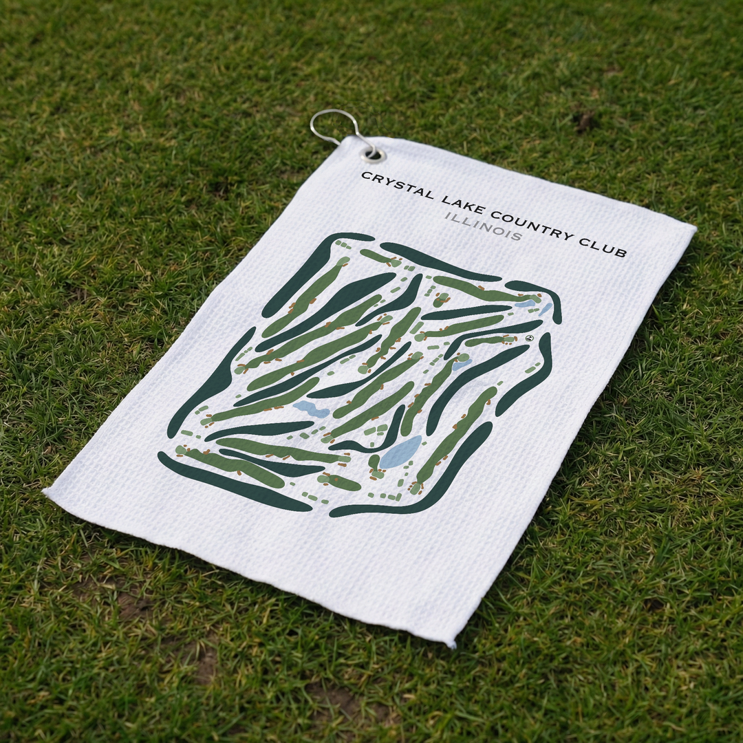 Crystal Lake Country Club, Illinois - Printed Golf Course